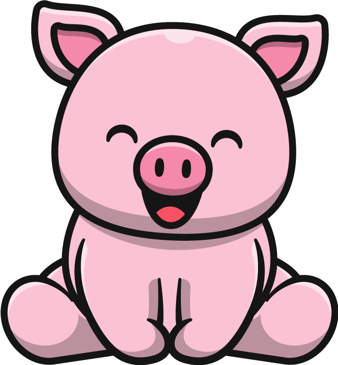 Tiere Schwein süß lachen